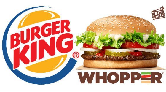 Burger King Whopper and logo